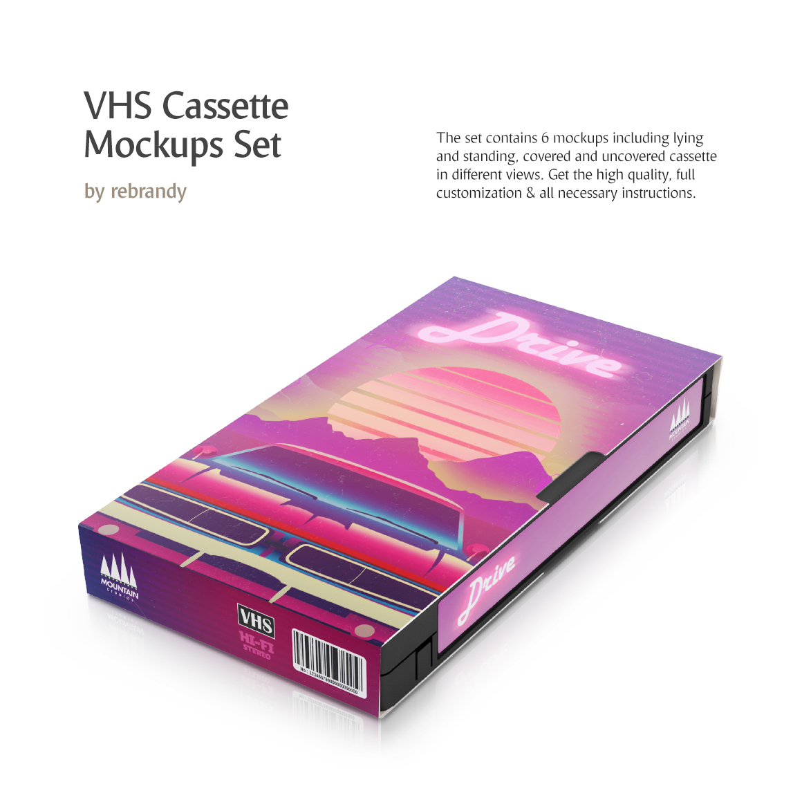 VHS Cassette Mockups Set